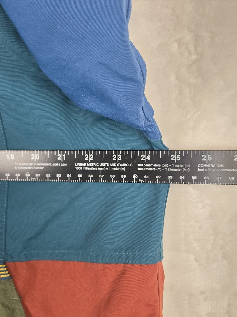 LL Bean Mountain Classic Anorak Windbreaker Mens Large Vintage Colorblock - Picture 5 of 6